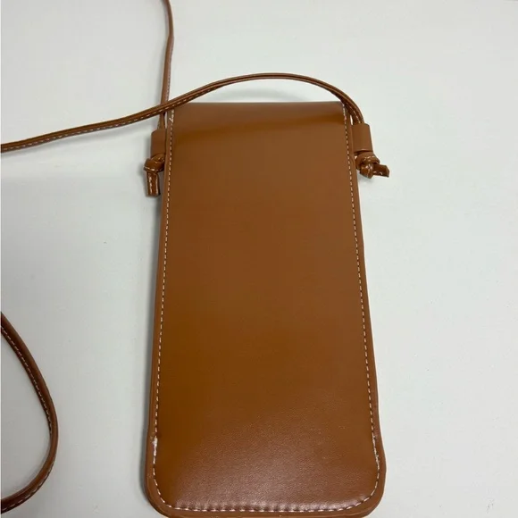 Celine Tan Leather Crossbody Bag - Picture 3 of 7